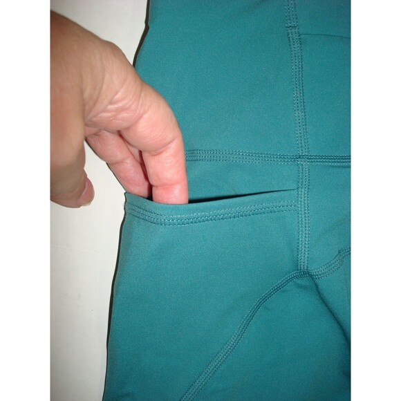 NWT Sweaty Betty Power Leggings M US Dark Aqua Blue Teal Green Run Workout 27 Ne - Picture 6 of 11